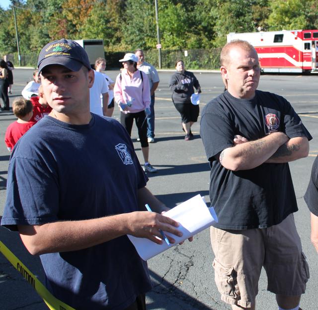 3rd Annual Fire Truck pull for Breast Cancer 9-23-2012. Won by Nanuet  Fire Department in 17.02 seconds,
Photo By Vincent P. Tuzzolino